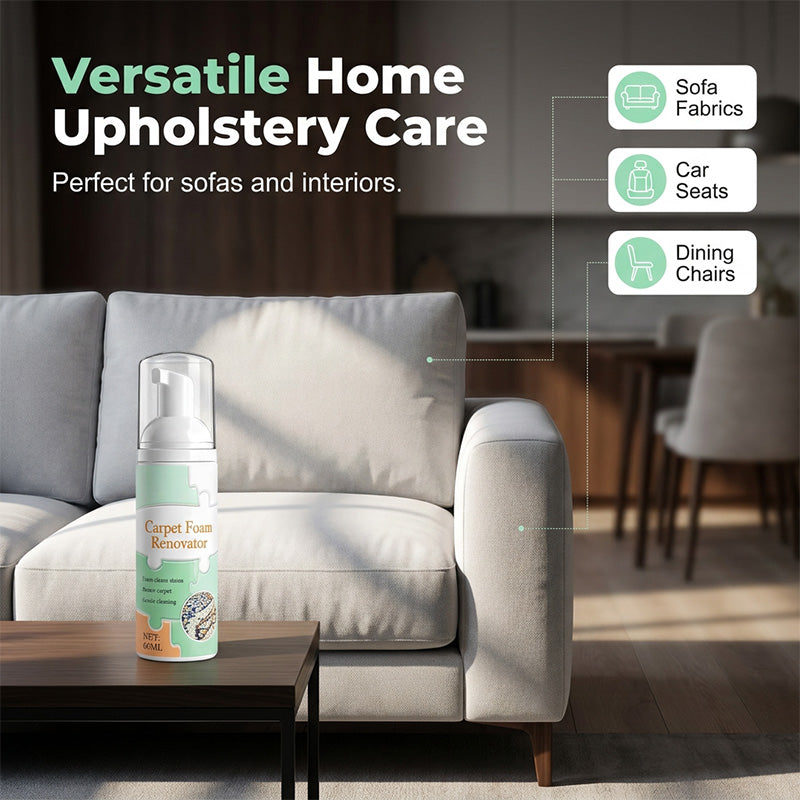 Time-Limited SpecialWaterless Carpet Cleaning Foam – Instant stain lift, no wet mess. Advanced micro‑foam penetrates deep – just foam & wipe!
