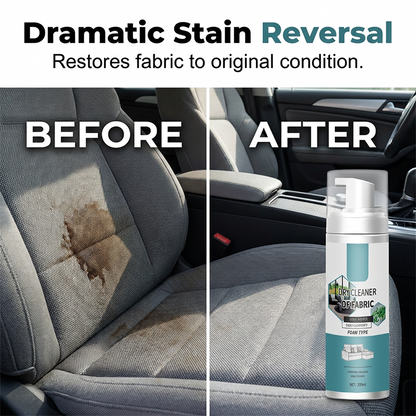 🧼No-Rinse Quick-Dry Fabric Foam Cleaner‑Portable Upholstery Stain Remover for Sofa, Carpet & Fabric Cushions✨