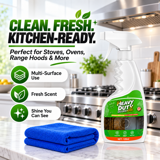 Heavy Duty KitchenDegreaser - Spray, Wipe& Cut Through ToughGrease