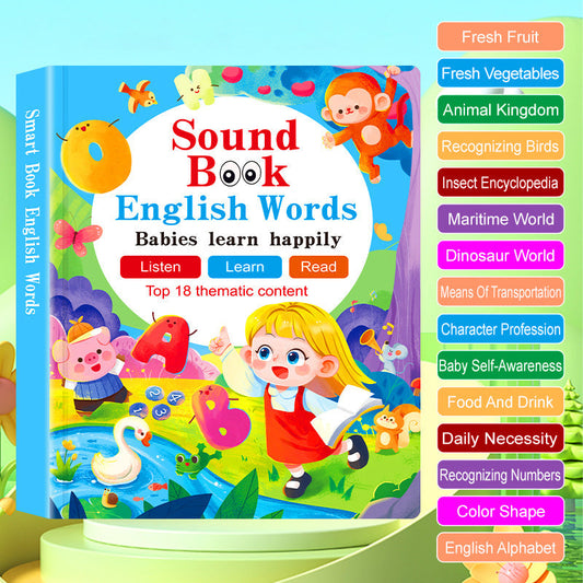 🎧📚 Interactive English Sound Book for Kids – Tap, Listen & Learn! ✨
