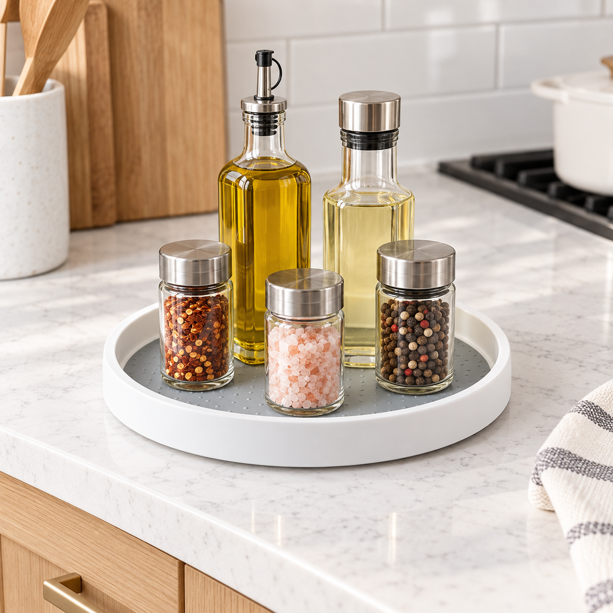 Rotating spice rack