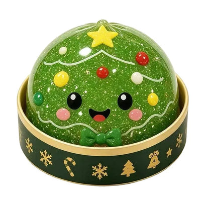 Squeeze Your Stress Away. 6-Piece Winter Squishy Collection.
