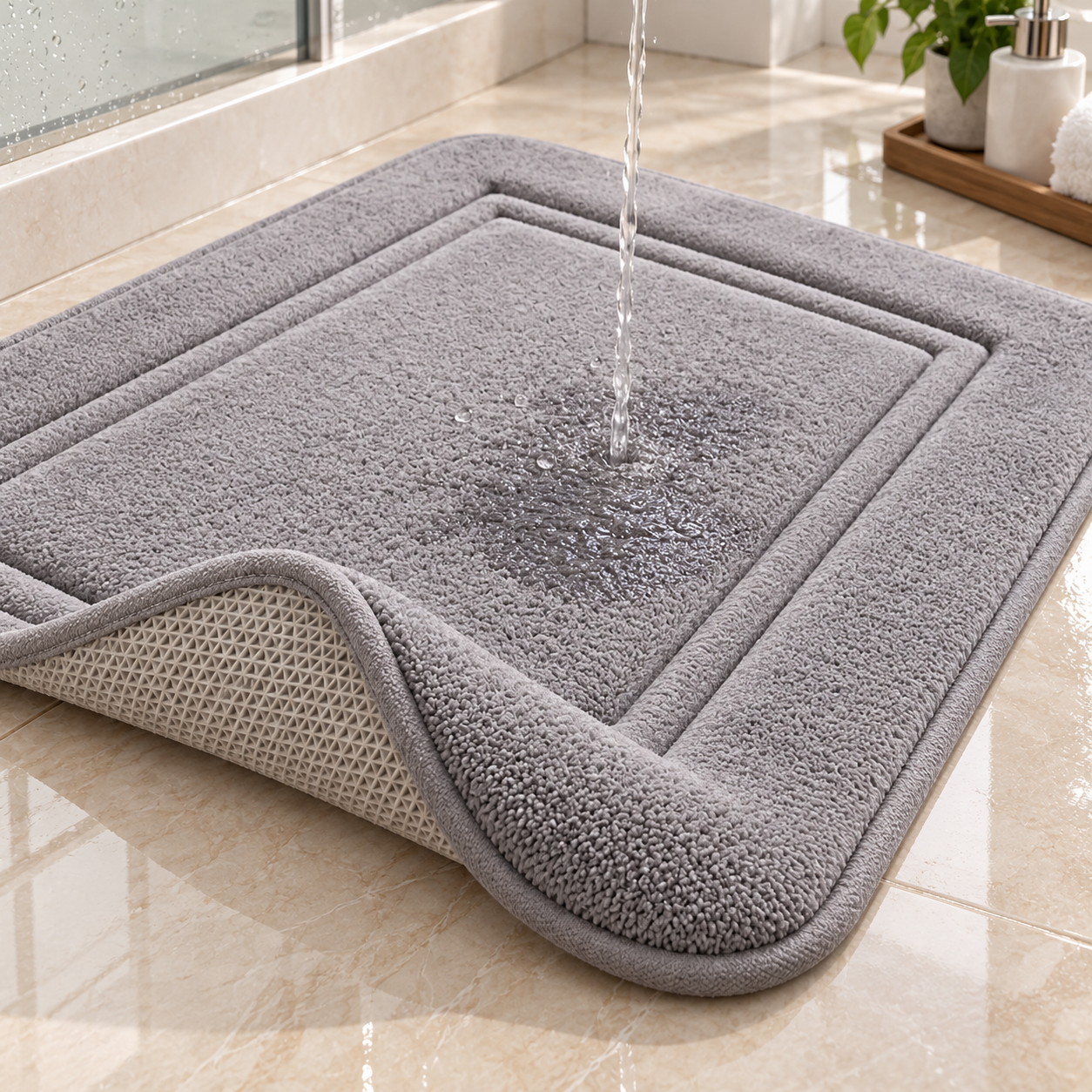 Non-Slip Bathroom and Kitchen Floor Mat