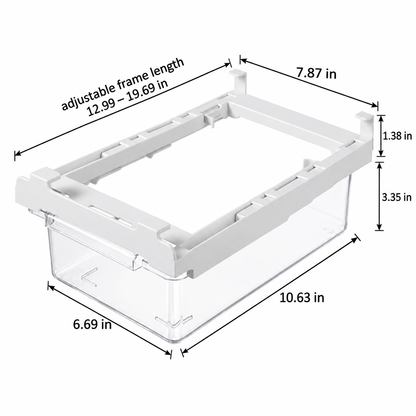 Hanging refrigerator storage box