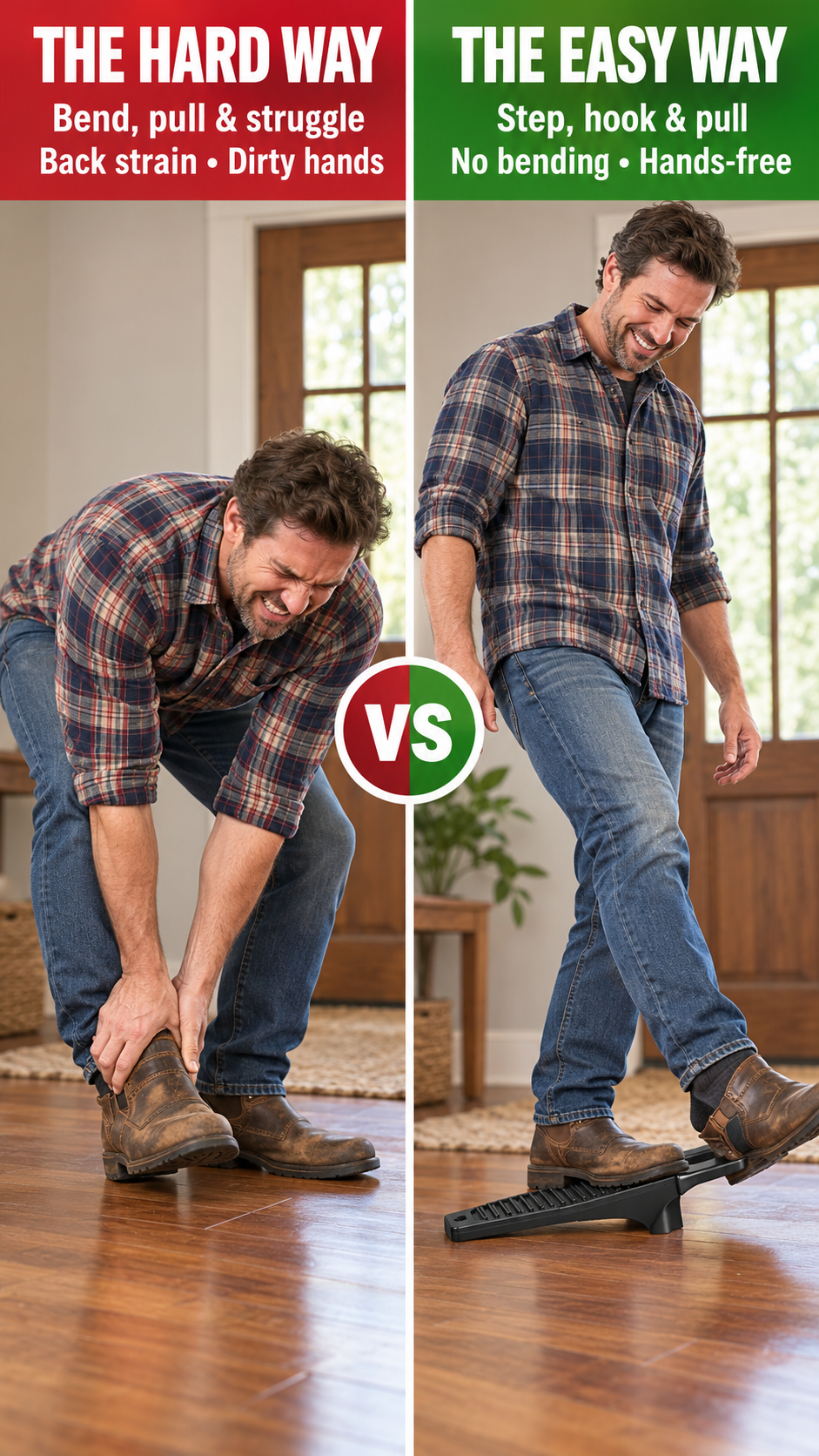 ⏰ LIMITED-TIME DEAL: Hands-Free Boot Remover for Most Boots & Shoes — No Bending or Struggling! 🥾👞